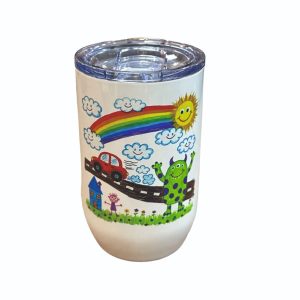 ספל נסיעות נירוסטה 355 מ״ל בעיצוב אישי